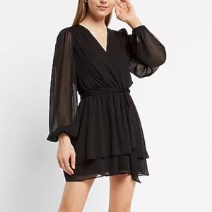 Express Ruffle Tie Waist Romper
